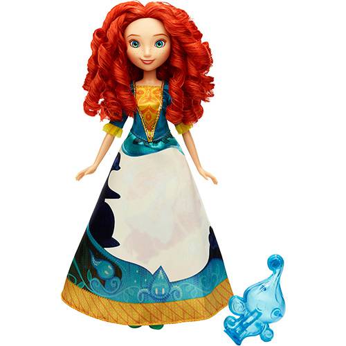 Tamanhos, Medidas e Dimensões do produto Boneca Disney Princesas Vestido Mágico Merida - Hasbro