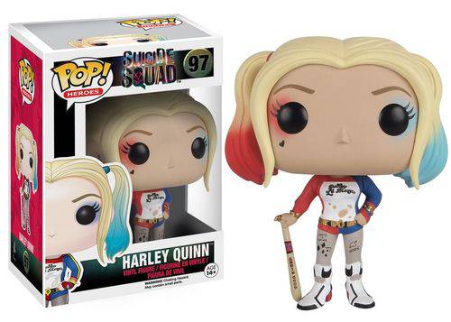 Tamanhos, Medidas e Dimensões do produto Boneca Funko Suicide Squad Harley Quinn - Pop Heroes