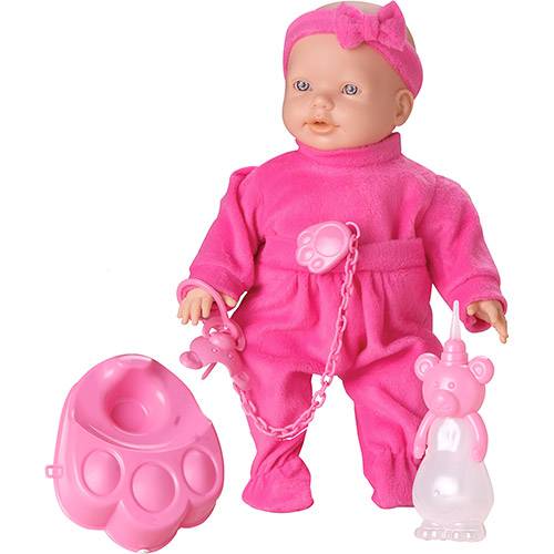 Tamanhos, Medidas e Dimensões do produto Boneca Jensen New Mini Bebê Mania Xixi Branca