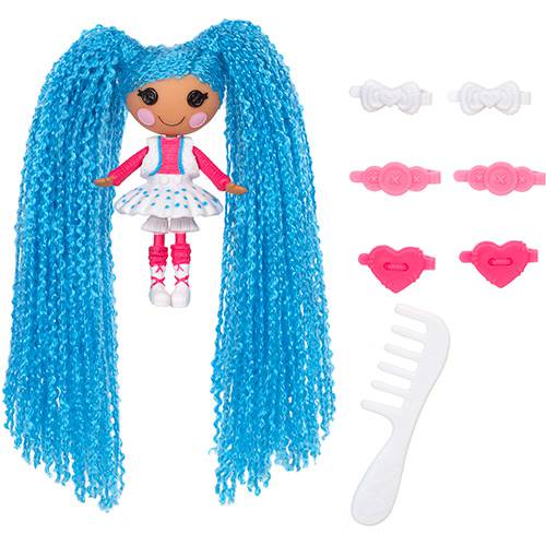 Tamanhos, Medidas e Dimensões do produto Boneca Lalaloopsy Mini Loopy Hair Azul - Buba