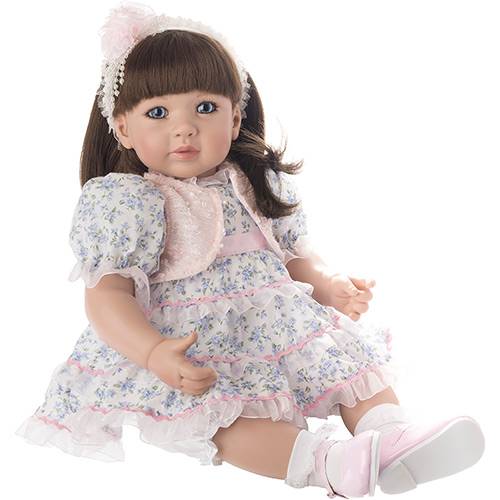 Tamanhos, Medidas e Dimensões do produto Boneca Laura Doll Flower Light - Bebê Reborn