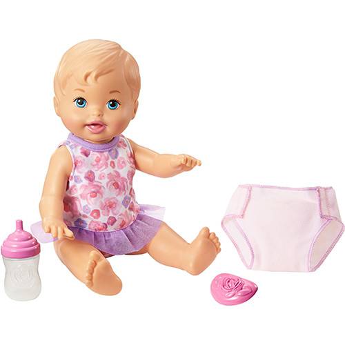 Tamanhos, Medidas e Dimensões do produto Boneca Little Mommy Bebê Faz Xixi Hora de Fazer Xixi Loira Fbc88/Fbc89 - Mattel
