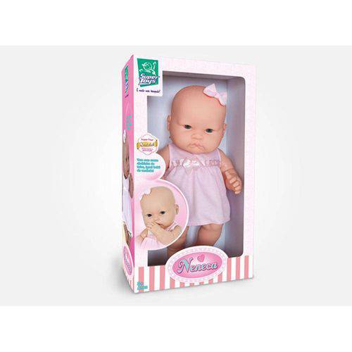 Tamanhos, Medidas e Dimensões do produto Boneca Neneca Branca com Vestido Pink 283 Super Toys
