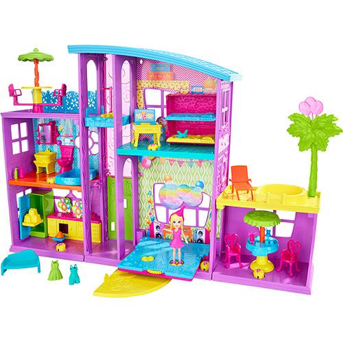 Tamanhos, Medidas e Dimensões do produto Boneca Polly Mega Casa de Surpresas - Mattel