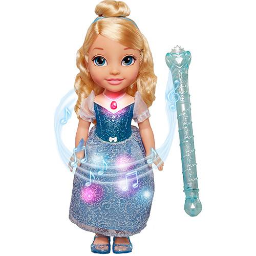 Tamanhos, Medidas e Dimensões do produto Boneca Princesas Disney - Cinderela Mágica - Sunny Brinquedos