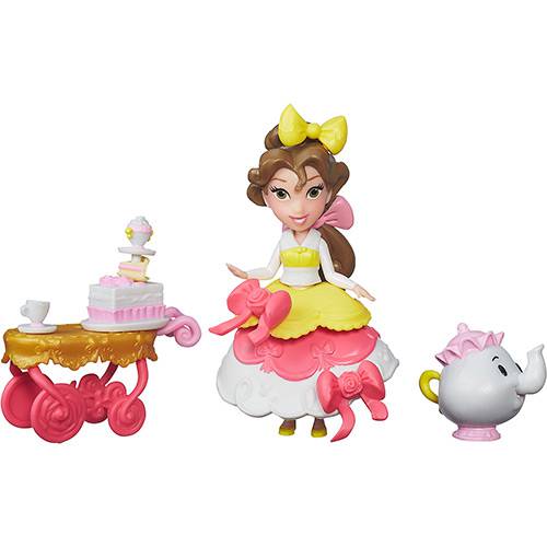 Tamanhos, Medidas e Dimensões do produto Boneca Princesas Disney Mini Princesa e Acessórios Bela - Hasbro