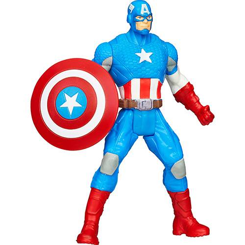 Tamanhos, Medidas e Dimensões do produto Boneco Avengers All Star Captain América A4432/A4433 - Hasbro