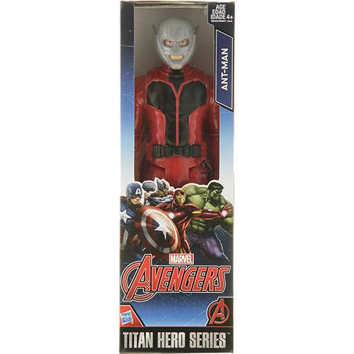 Tamanhos, Medidas e Dimensões do produto Boneco Avengers Titan - Ant-Man B6661/B8485 - Hasbro