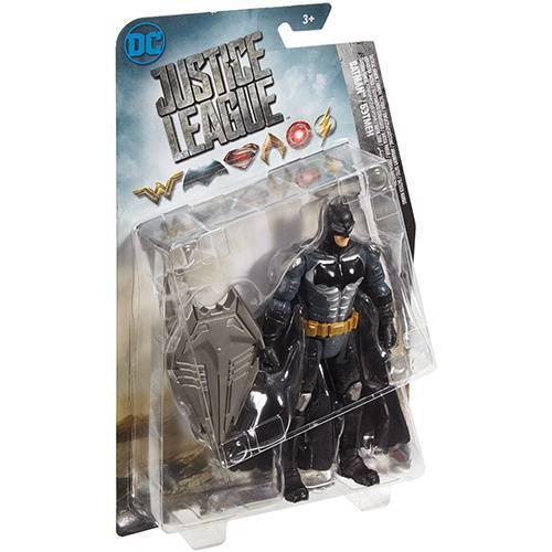 Tamanhos, Medidas e Dimensões do produto Boneco Batman Armamento Tático Liga da Justiça 15Cm Fgg61- Mattel