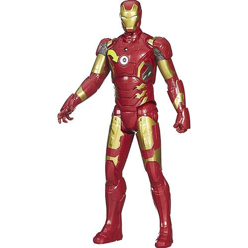 Tamanhos, Medidas e Dimensões do produto Boneco Eletrônico Avengers Iron Man Titan Hero - Hasbro