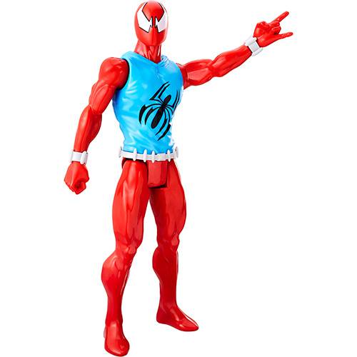 Tamanhos, Medidas e Dimensões do produto Boneco Homem-Aranha Titan Hero Web Warriors - Marvel's Scarlet Spider B9710/C0018 - Hasbro