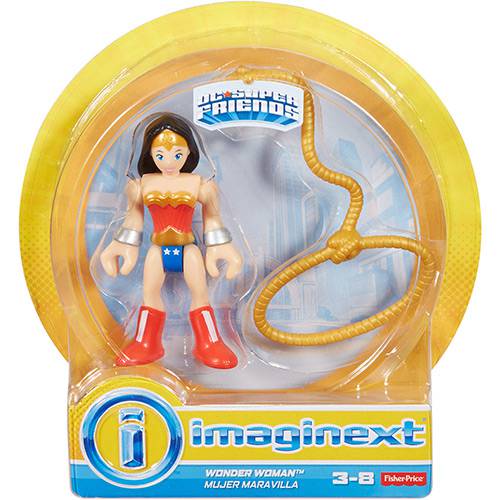 Tamanhos, Medidas e Dimensões do produto Boneco Imaginext Bonecos DC Mulher Maravilha - Mattel