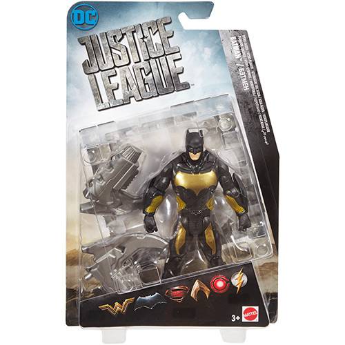 Tamanhos, Medidas e Dimensões do produto Boneco Liga da Justiça 15cm Batman Atlantic Mission - Mattel