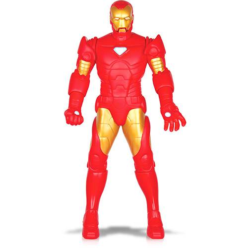 Tamanhos, Medidas e Dimensões do produto Boneco Marvel Homem de Ferro (Iron Man) Gigante 55 Cm - Mimo