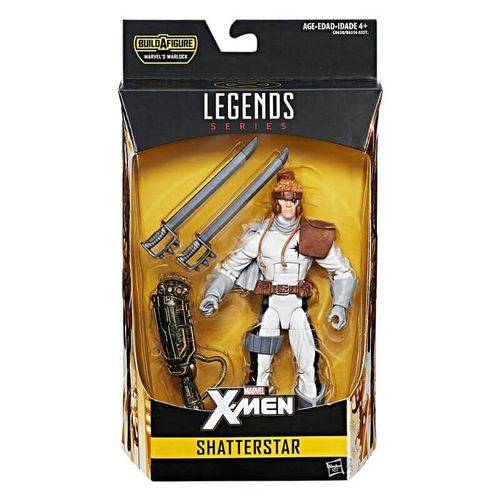 Tamanhos, Medidas e Dimensões do produto Boneco Marvel Legends - Build a Figure - Marvel's Warlock - X-Men – Shatterstar - Hasbro