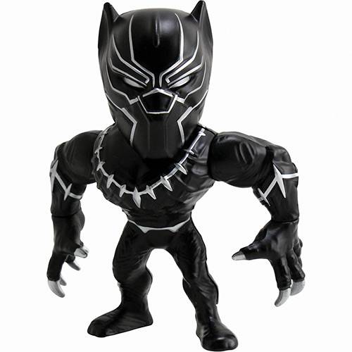 Tamanhos, Medidas e Dimensões do produto Boneco Metals Figure 4" Marvel Civil War Movie Pantera Negra - DTC