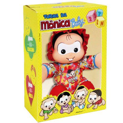 Tamanhos, Medidas e Dimensões do produto Boneco Mônica Baby Turma da Monica Multibrink 37cm 4240