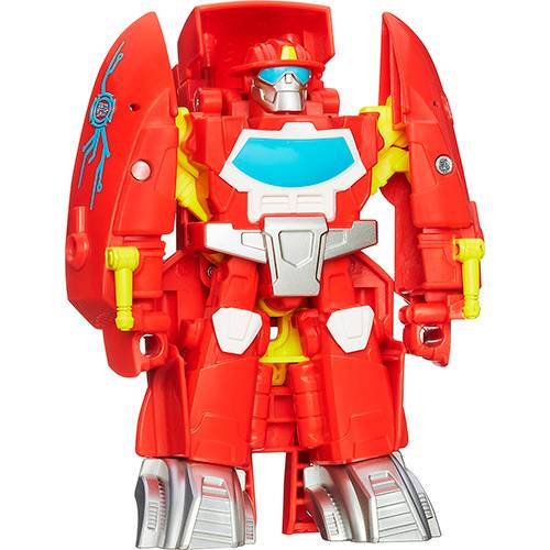 Tamanhos, Medidas e Dimensões do produto Boneco Robô Transformers Bombeiro Onda de Calor Rescue Bots Rescan - Hasbro