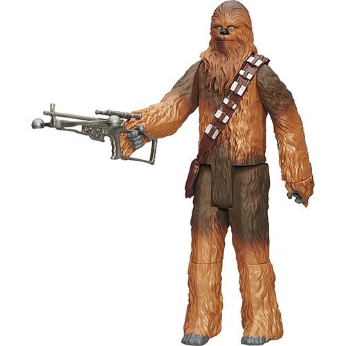 Tamanhos, Medidas e Dimensões do produto Boneco Star Wars 12 Episódio VII Chewbacca com Acessório - Hasbro