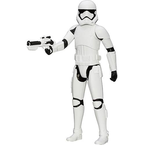 Tamanhos, Medidas e Dimensões do produto Boneco Star Wars 12 Episódio VII First Order Stormtrper - Hasbro