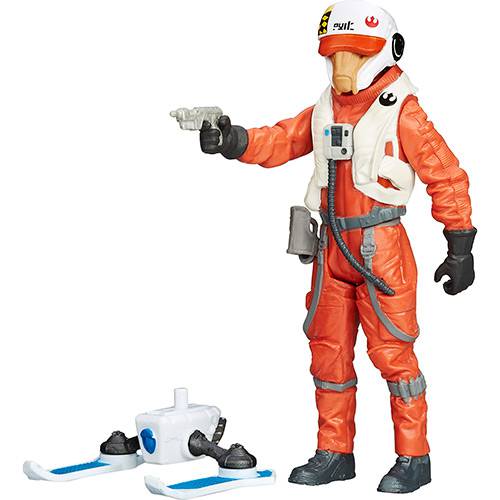 Tamanhos, Medidas e Dimensões do produto Boneco Star Wars 3.75 Snow EPVII X-Wing Pilot Asty - Hasbro