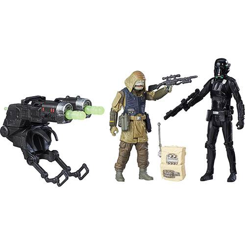 Tamanhos, Medidas e Dimensões do produto Boneco Star Wars Rogue One 3.75 Deluxe - Imperial Death Trooper - Hasbro
