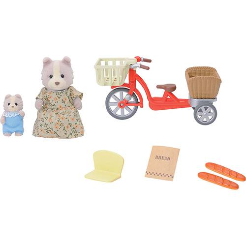 Tamanhos, Medidas e Dimensões do produto Boneco Sylvanian Families de Bicicleta com a Mamãe - Epoch Magia