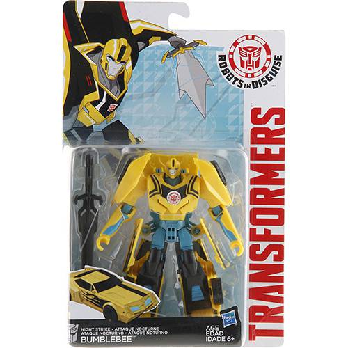 Tamanhos, Medidas e Dimensões do produto Boneco Transformers Rid Warriors Bumblebee - Hasbro