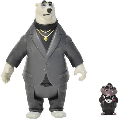 Tamanhos, Medidas e Dimensões do produto Boneco Zootopia Mr. Big e Kevin - Sunny Brinquedos