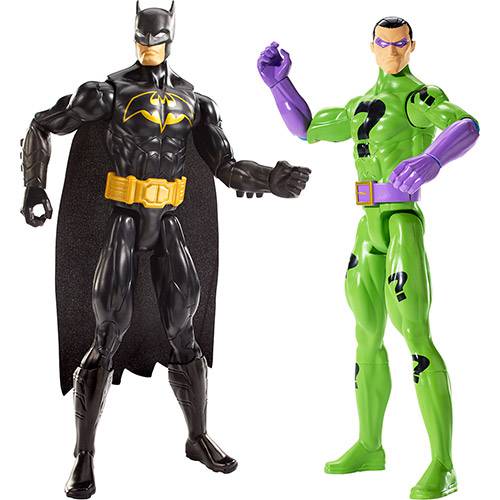 Tamanhos, Medidas e Dimensões do produto Bonecos Batman Vs Charada - Mattel