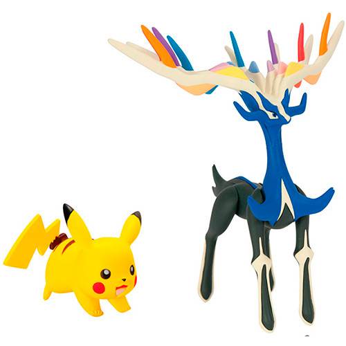 Tamanhos, Medidas e Dimensões do produto Bonecos Pokémon XY Pikachu & Xerneas - Tomy