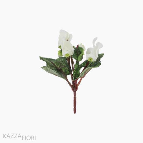 Tamanhos, Medidas e Dimensões do produto Bouquet Mini Cyclamen Artificial - Branco