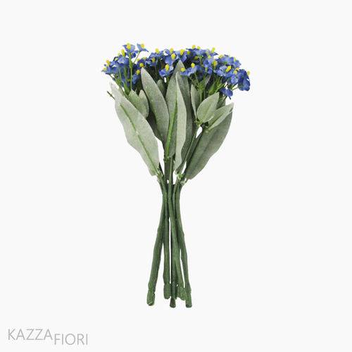 Tamanhos, Medidas e Dimensões do produto Bouquet Sweet William Artificial - Azul Celeste