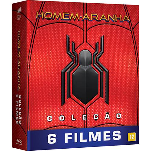 Tamanhos, Medidas e Dimensões do produto Box Blu-Ray - Coleção Homem-Aranha (Filmes 1 a 6)