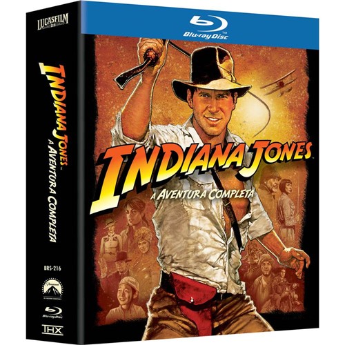 Tamanhos, Medidas e Dimensões do produto Box Blu-Ray Coleção Indiana Jones: a Aventura Completa (5 Discos)