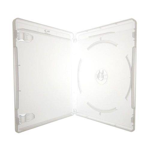 Tamanhos, Medidas e Dimensões do produto Box Blu-Ray Videolar Transparente com Logo Cromado em Silk - 5 Unidades