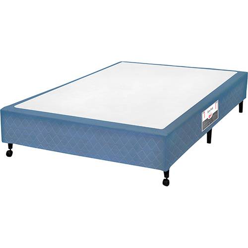 Tamanhos, Medidas e Dimensões do produto Box Casal Castor Poli Azul - 138x188x23cm