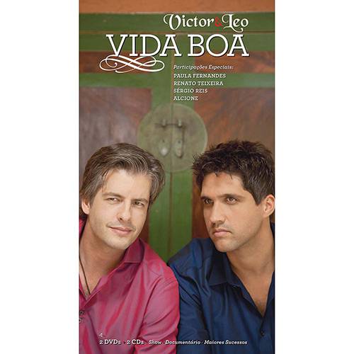 Tamanhos, Medidas e Dimensões do produto Box CD+DVD - Victor & Léo: Vida Boa (4 Discos)