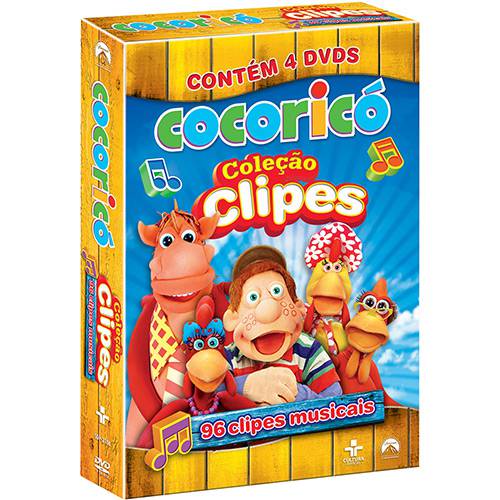 Tamanhos, Medidas e Dimensões do produto Box Cocoricó - Coleção Clipes (4 DVDs)