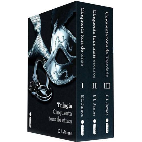 Tamanhos, Medidas e Dimensões do produto Box da Trilogia Cinquenta Tons de Cinza 1ª Ed.