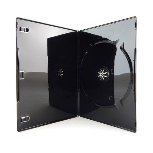 Tamanhos, Medidas e Dimensões do produto Box Dvd Amaray Slim Preto