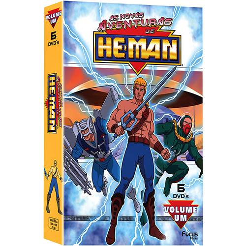 Tamanhos, Medidas e Dimensões do produto Box DVD as Novas Aventuras de He-Man (6 DVDs)