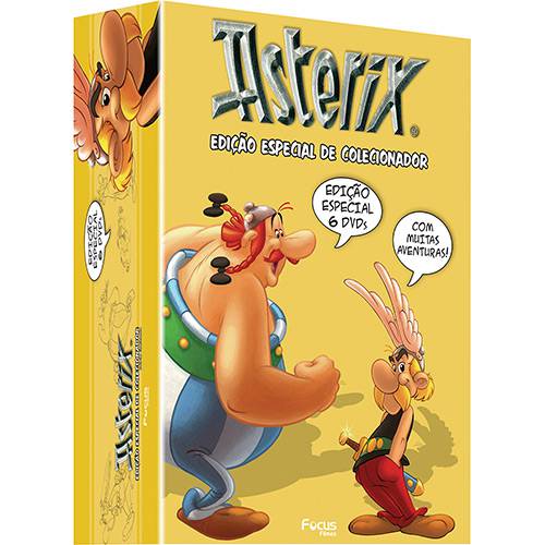 Tamanhos, Medidas e Dimensões do produto Box DVD Asterix (6 DVDs)