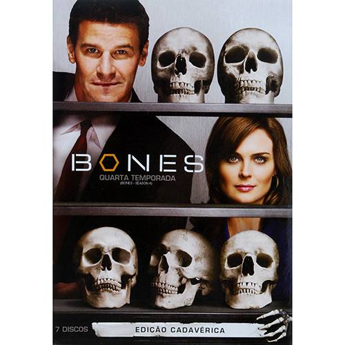 Tamanhos, Medidas e Dimensões do produto Box DVD Bones - 4ª Temporada (6 Discos)