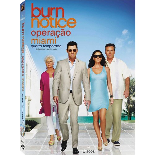 Tamanhos, Medidas e Dimensões do produto Box DVD Burn Notice - 4º Temporada (4 DVDs)