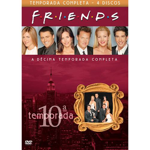 Tamanhos, Medidas e Dimensões do produto Box DVD - Coleção Friends - 10ª Temporada (4 Discos)