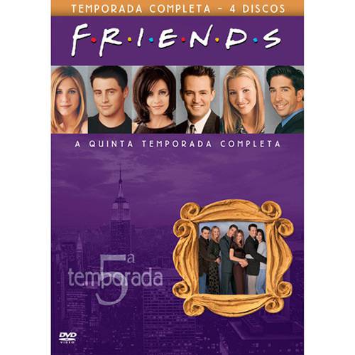 Tamanhos, Medidas e Dimensões do produto Box DVD - Coleção Friends - 5º Temporada (4 Discos)