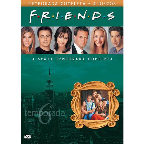 Tamanhos, Medidas e Dimensões do produto Box DVD Coleção Friends - 6º Temporada (4 Discos)