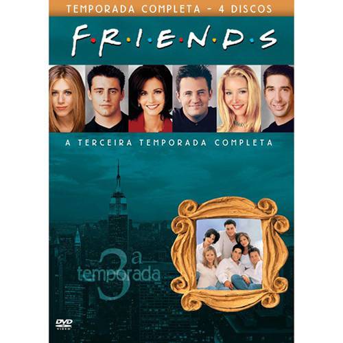 Tamanhos, Medidas e Dimensões do produto Box DVD Coleção Friends: 3ª Temporada (4 DVDs)