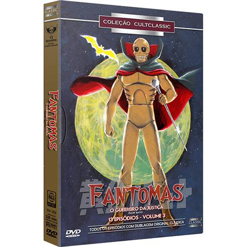 Tamanhos, Medidas e Dimensões do produto Box DVD - Fantomas: o Guerreiro da Justiça - Volume 3 (3 Discos)